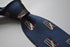 navy tie with cricket stumps design